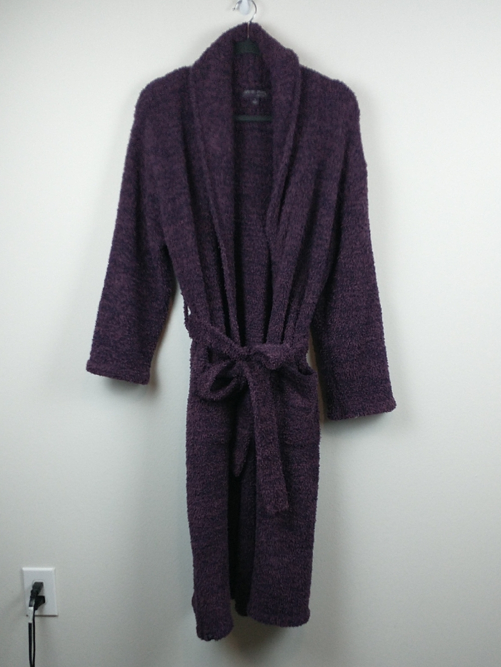Barefoot Dreams Cozychic Adult Robe Unisex Purple Size 1 Womens Small Medium Men